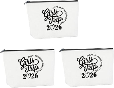 Bolsas maquillaje para viaje mujer 3 Pzas