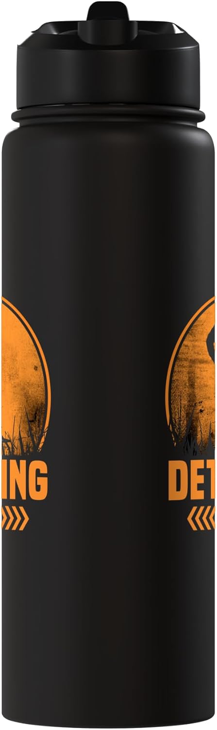 Botella de agua acero inoxidable aislada Detecting Club