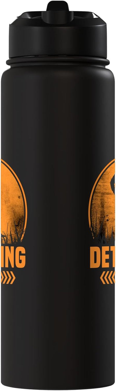 Botella de agua acero inoxidable aislada Detecting Club