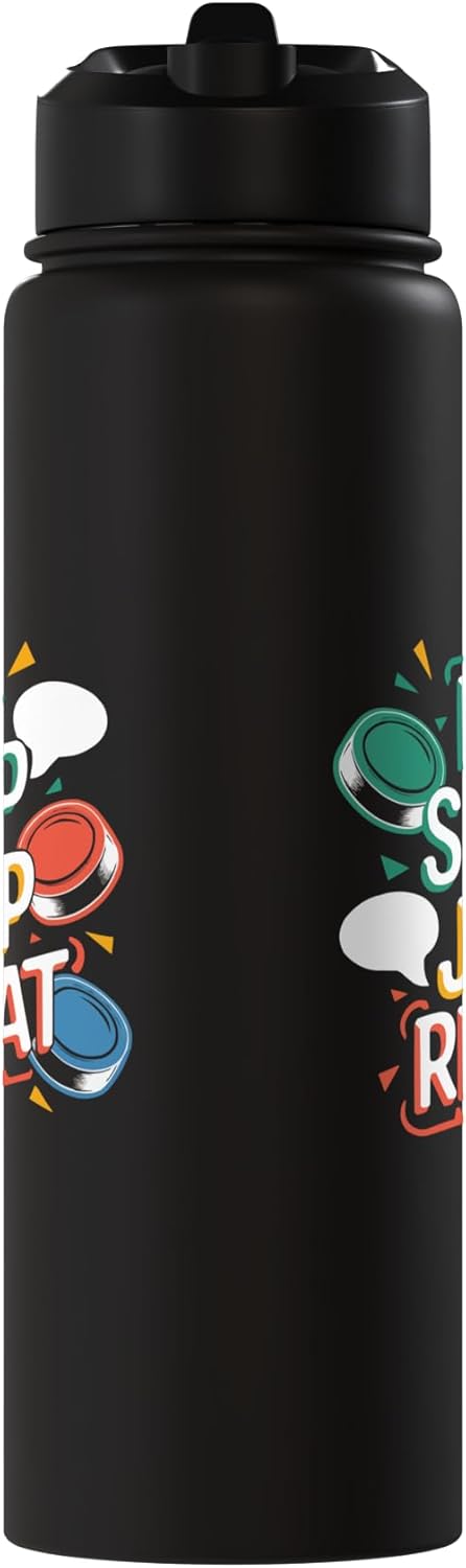 Botella de agua acero inoxidable para juegos de estrategia