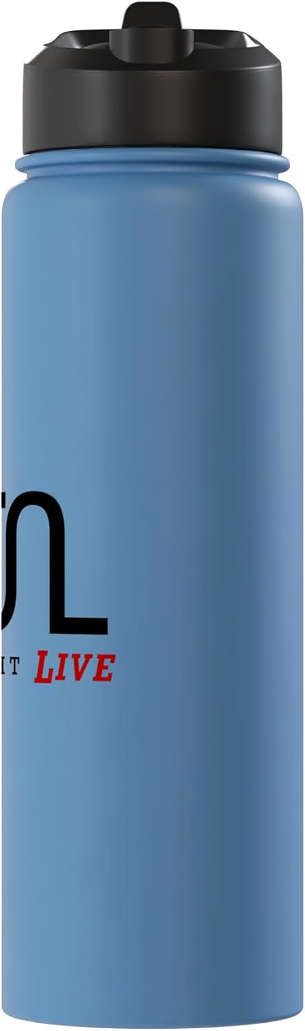 Botella de agua acero inoxidable insulated sin texto negro