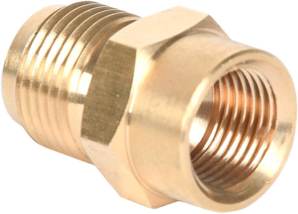 Manguera propano 10ft 1/2pulg adaptador 3/8hembra a 1/2macho