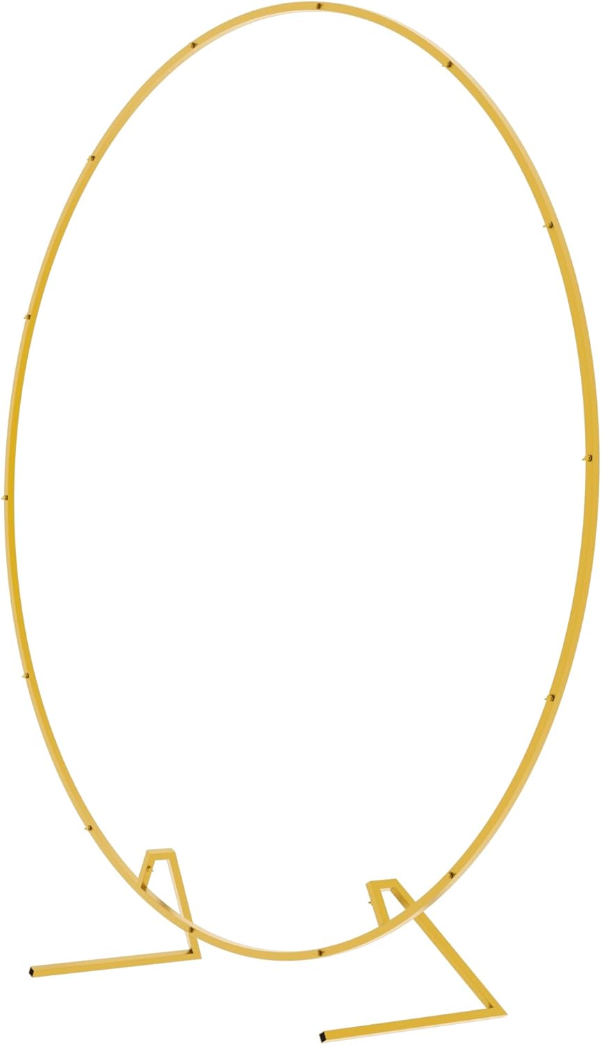 Soporte arco boda 1.8m metal dorado para globos