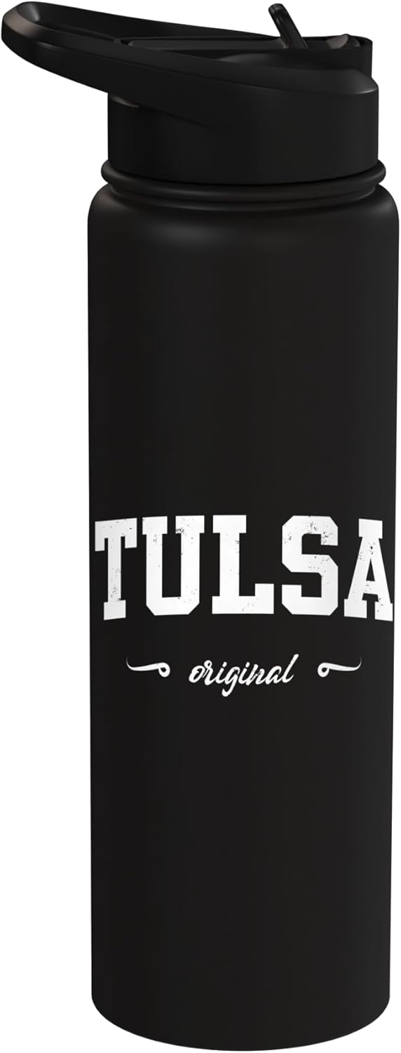 Botella de agua acero inoxidable Tulsa Design College Oklahoma
