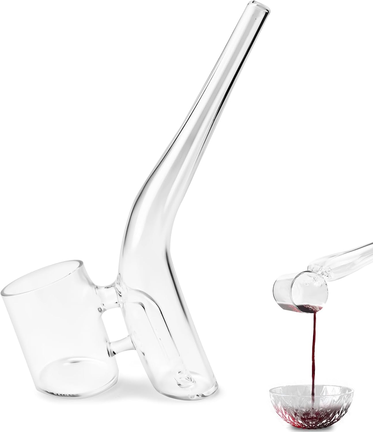 Cucharón de vidrio para vino cerveza champán 60ml
