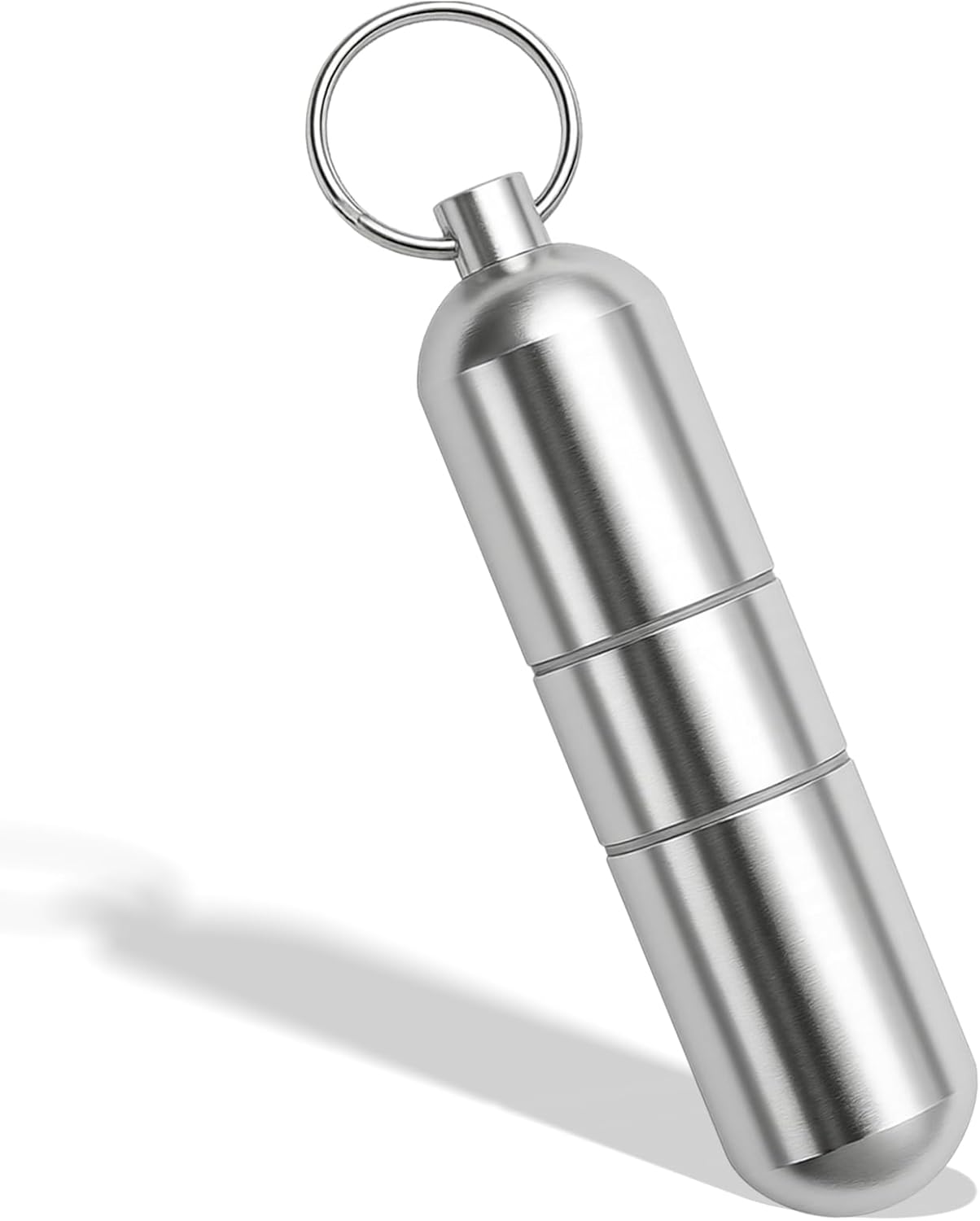 Tubo almacenamiento aluminio contenedor viaje hisopos algodón