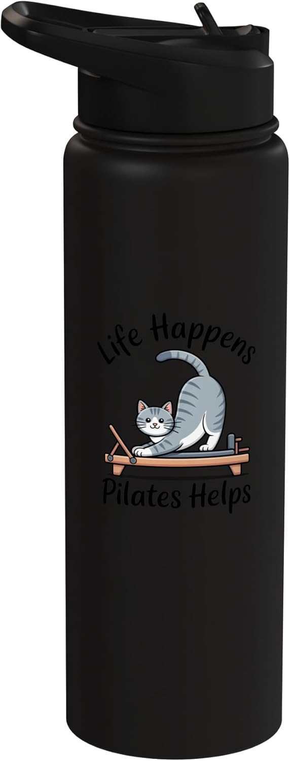 Bote de agua acero inoxidable insulado Pilates Club Movement