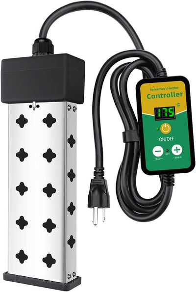 Calentador agua inmersión 1800W 120V termostato digital