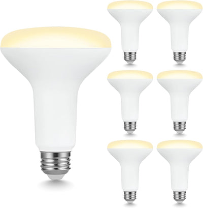 Pack 6 Bombillas LED BR30 7.5W 2700K Regulable Base E26