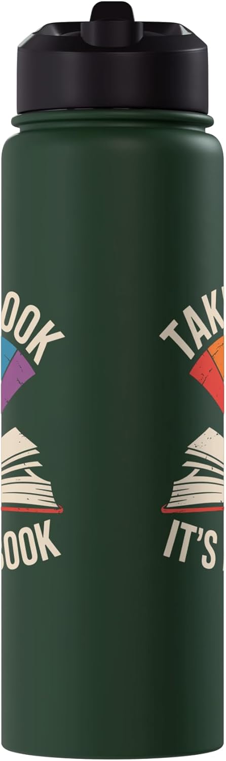 Botella agua acero inox aislada con tapa