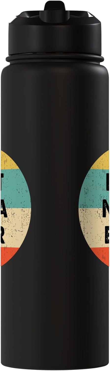 Botella agua acero inox aislada Neda