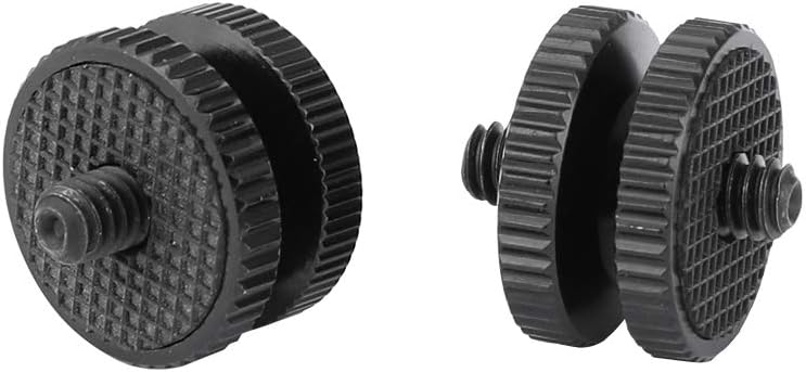 Tornillo rosca macho 1/4-20 doble extremo 2 pzas