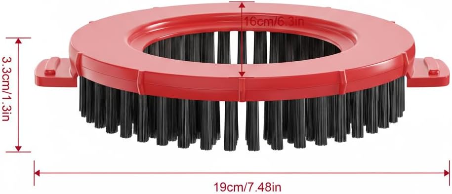 Cabezal cepillo redondo FunClean para trapeador giratorio
