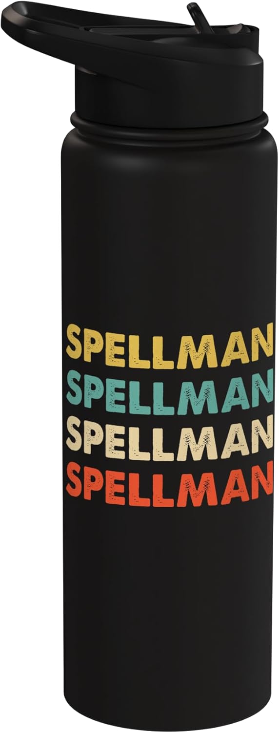 Botella agua acero inox aislada Spellman