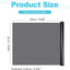 Filtro gel luz estudio 15.7x19.7pulg gris oscuro paquete 2