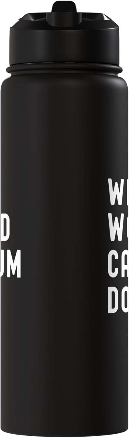 Bottella de agua aislada acero inoxidable What Would Callum Do