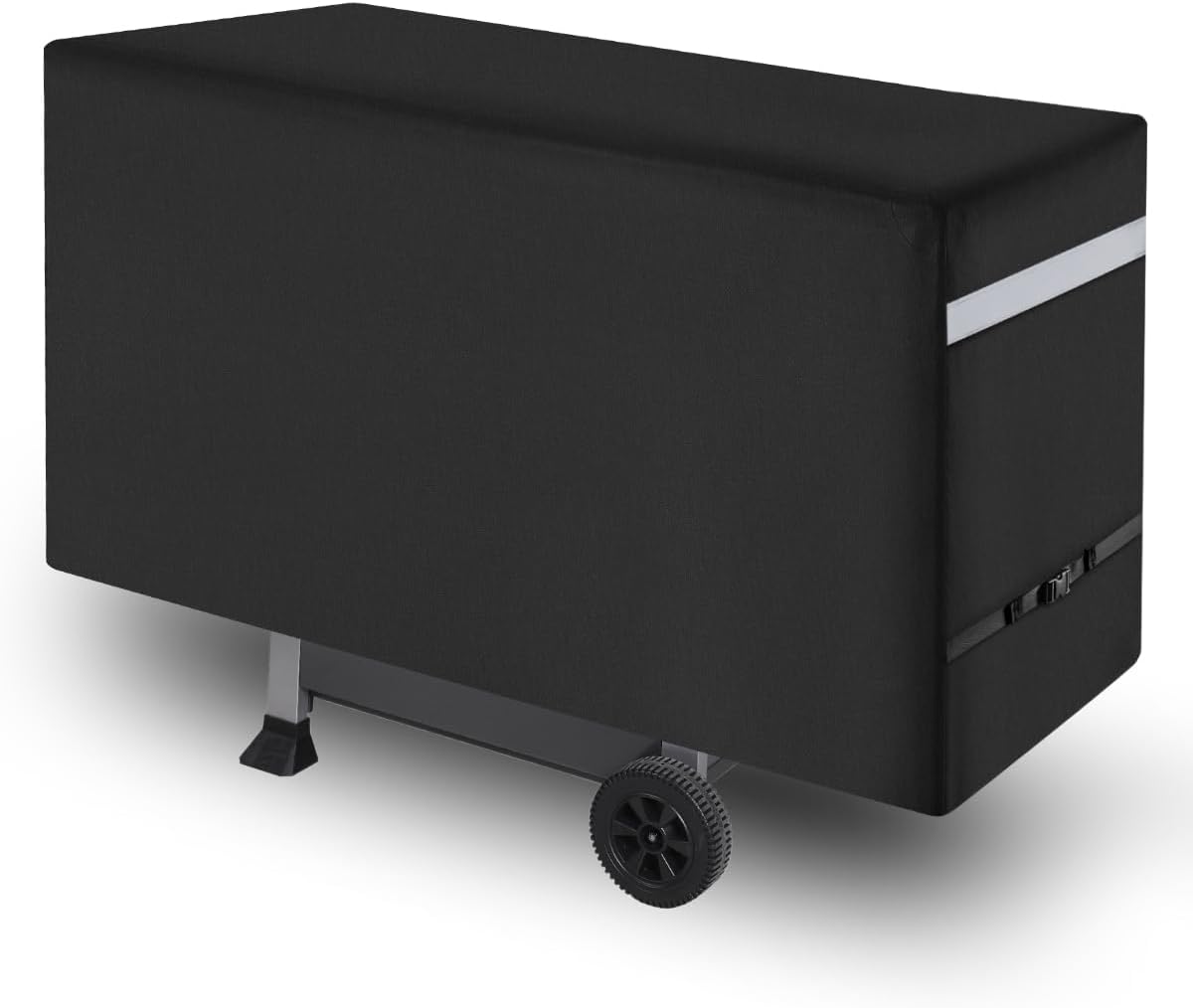 Funda parrilla 66pulg poliéster 600D impermeable color negro