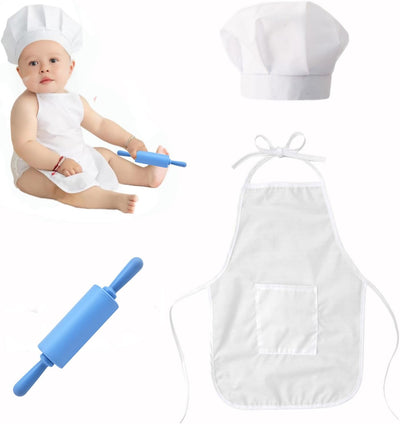 3 Pzas Accesorios Foto Bebé Chef Silicona 6-24 Meses