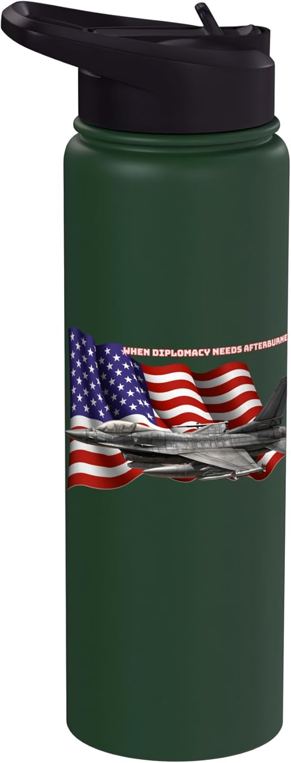 Botella de agua aislada de acero inoxidable F-16