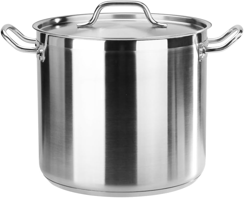 Olla Acero Inox 16qt Con Tapa