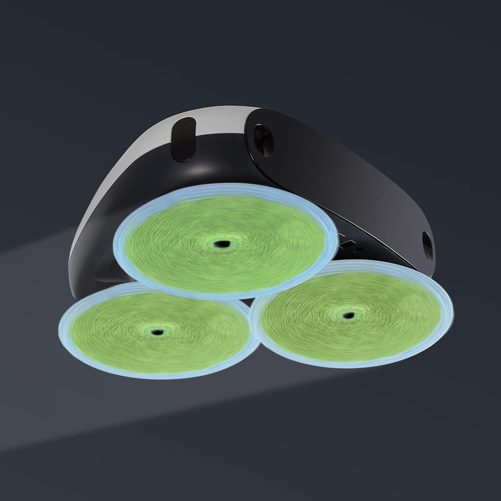 Accesorio 3 vueltas microfibra lavable robot 6 pzas