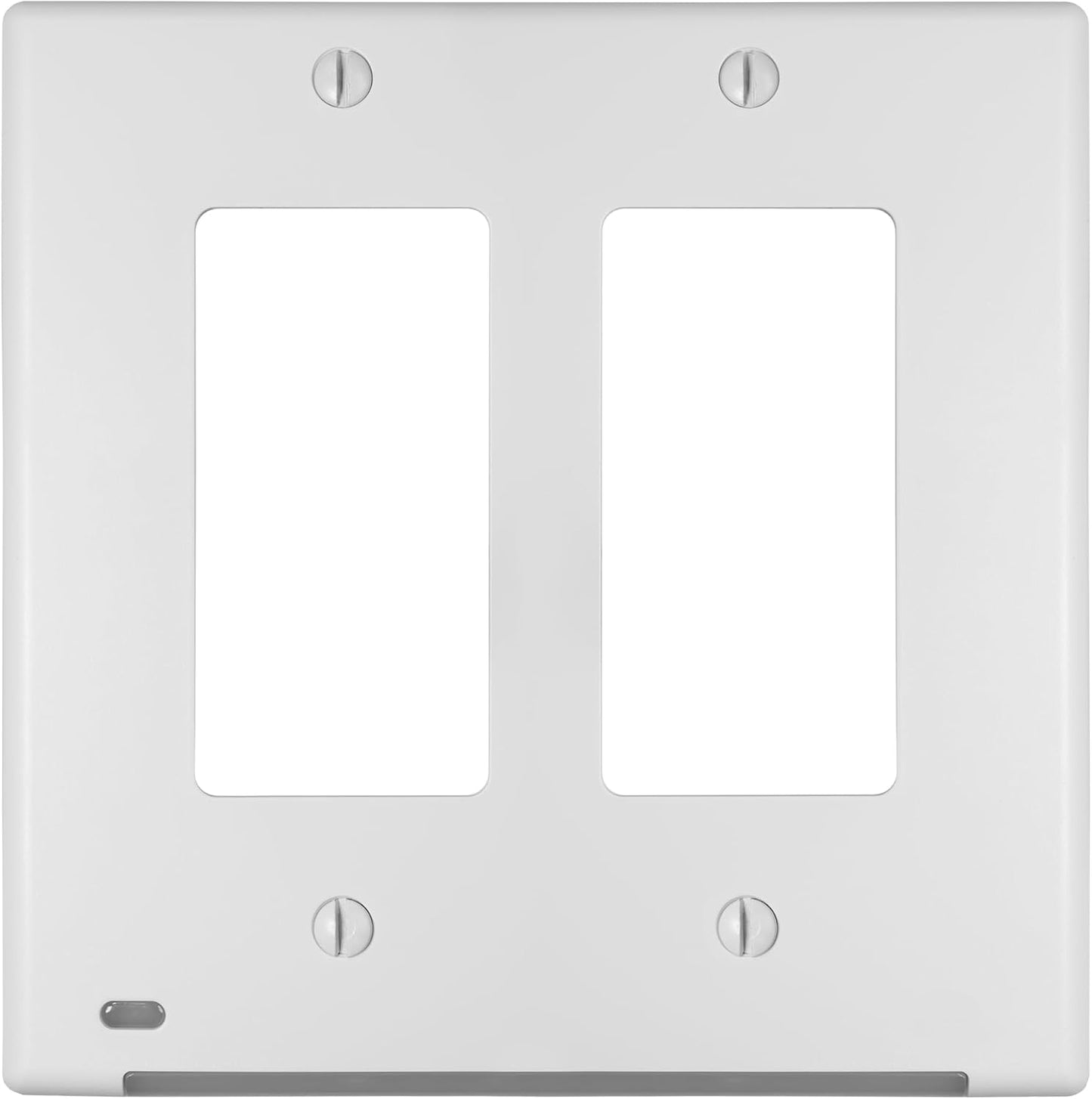 Placa pared LumiCover luz nocturna 2 seg decor blanco