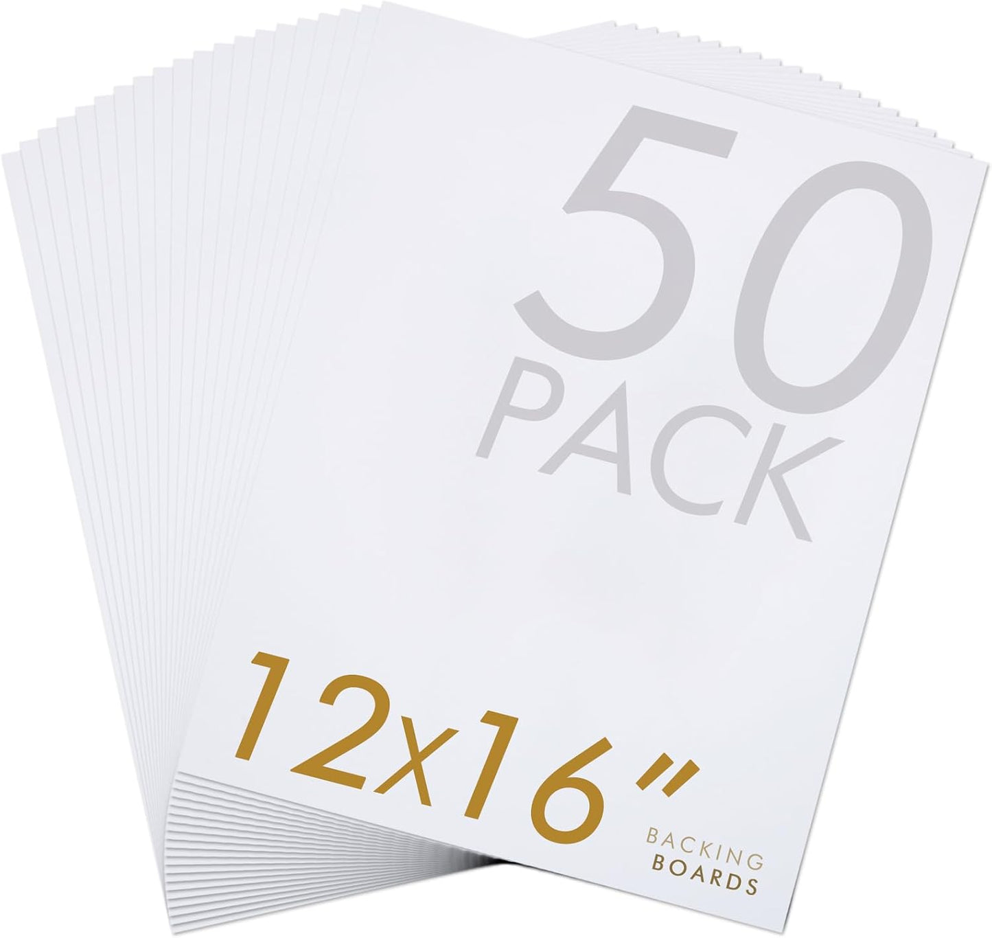 50 Tableros Sin Ácidos 12x16pulg 4 Capas Blanco