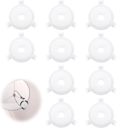 10 Anillos Reductores E27 a 3/7pulg Plástico para Lámparas