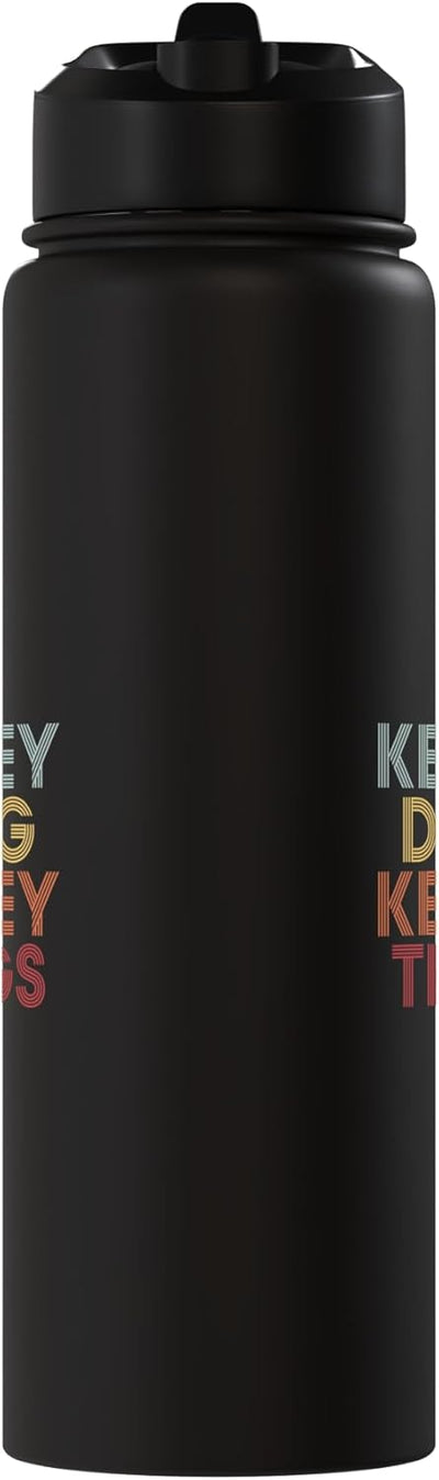 Bottella de agua personalizada Kensley acero inoxidable aislada