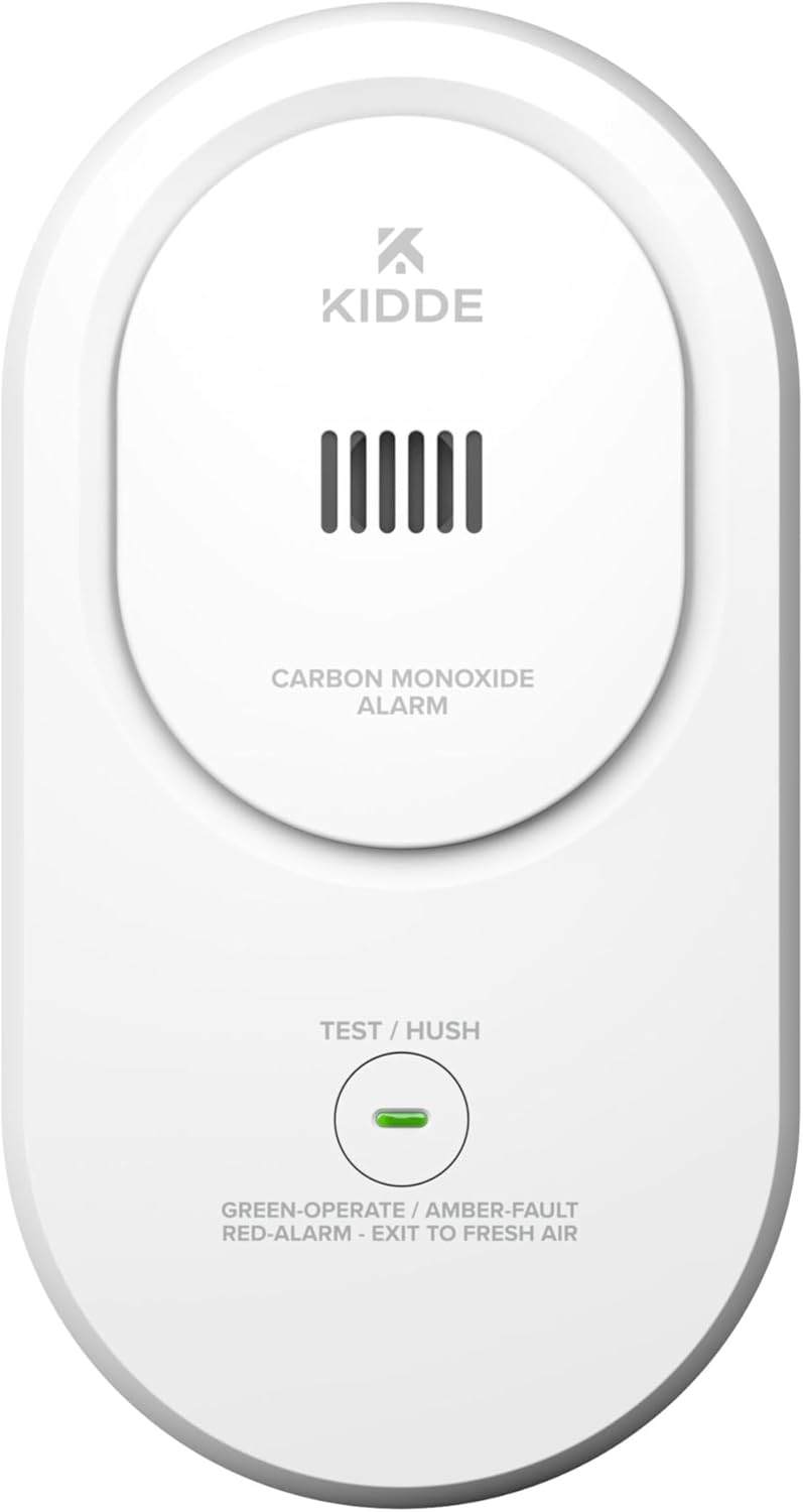 Detector monóxido de carbono enchufable con batería AA 85 dB