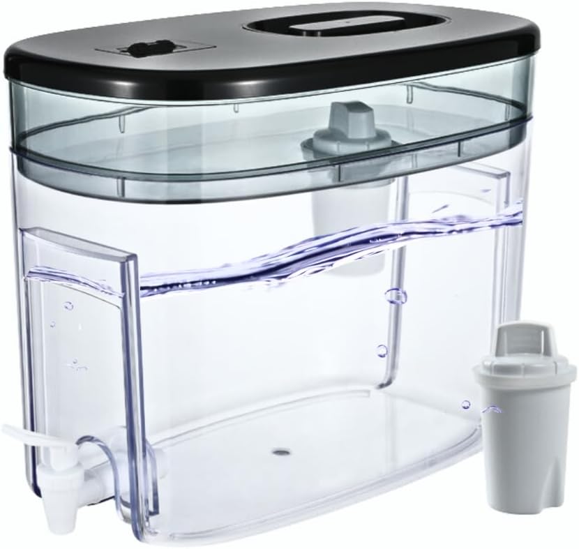 Jarra de filtro de agua de 40 tazas con filtro sin BPA