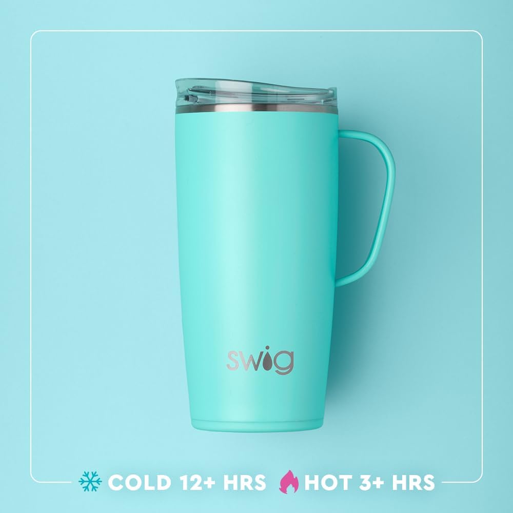 Vaso térmico acero inox 32oz con tapa y asa