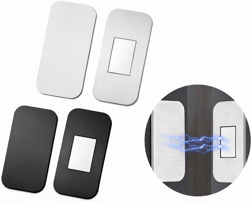 8 Cierres Magnéticos Ultrafino para Puerta Gabinete