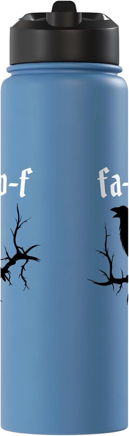 Botella de agua acero inoxidable con humor sarcástico