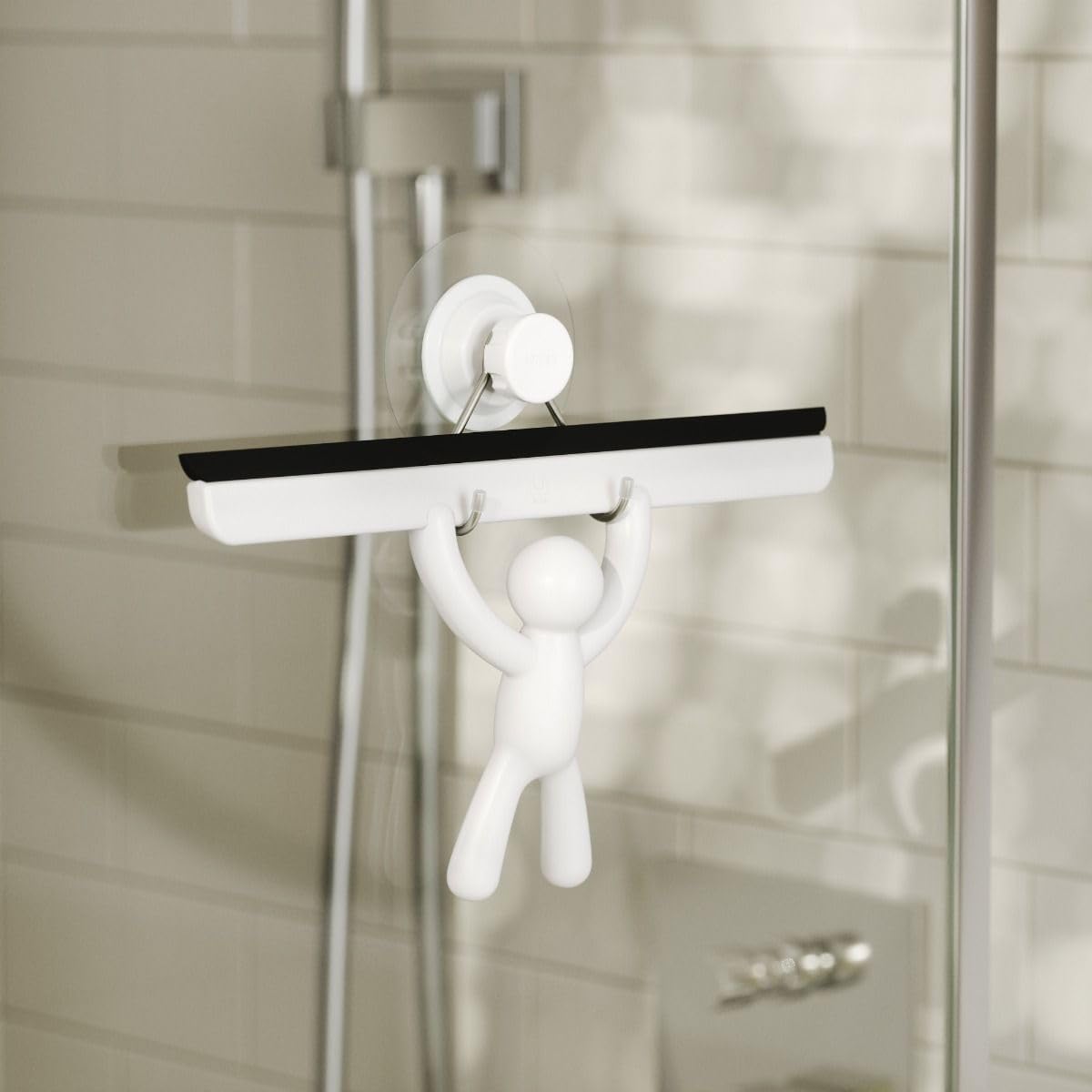 Escobilla baño ducha espejo ventana con gancho adhesivo
