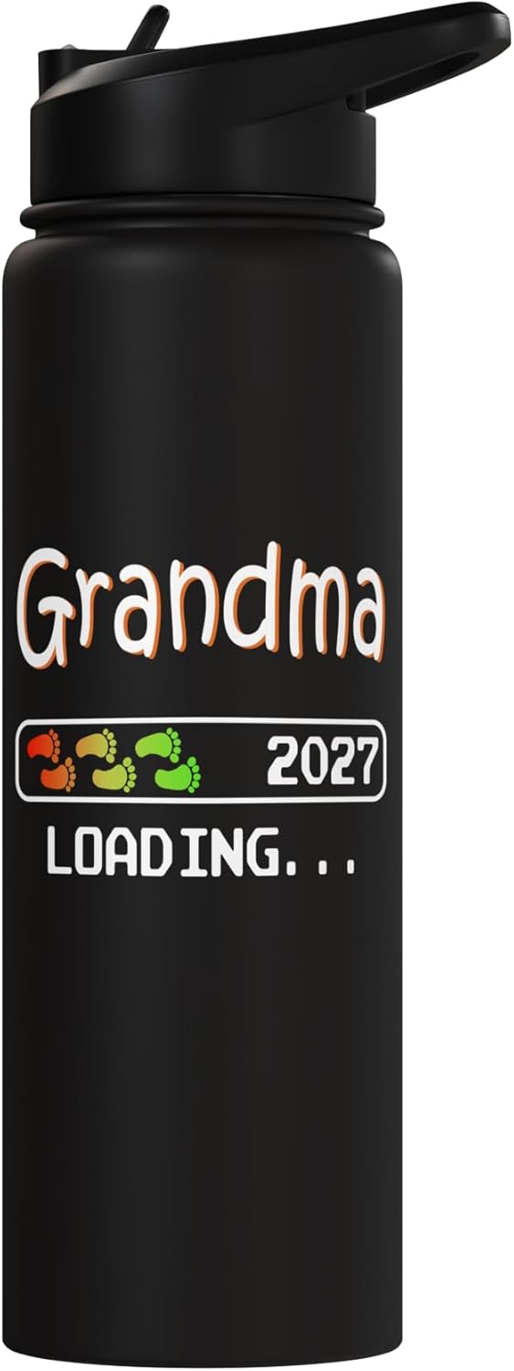 Botella de agua acero inoxidable aislada Future Grandma