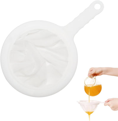 Colador de malla de nailon ultrafino con asa para café, matcha y yogur