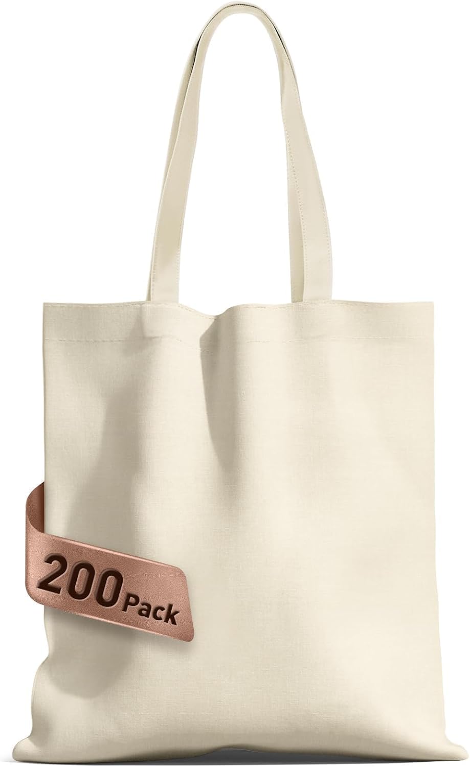 Pack 200 Bolsas Lona Reutilizables 14x15pulg Asas