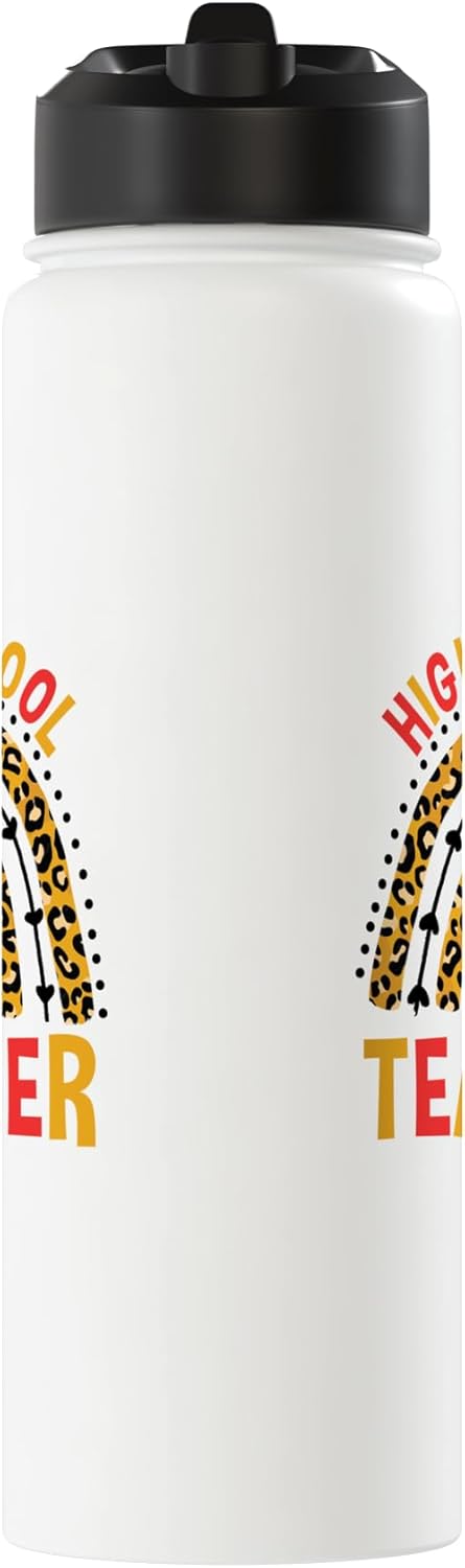 Bolso de agua estampado leopardo para profesores de secundaria