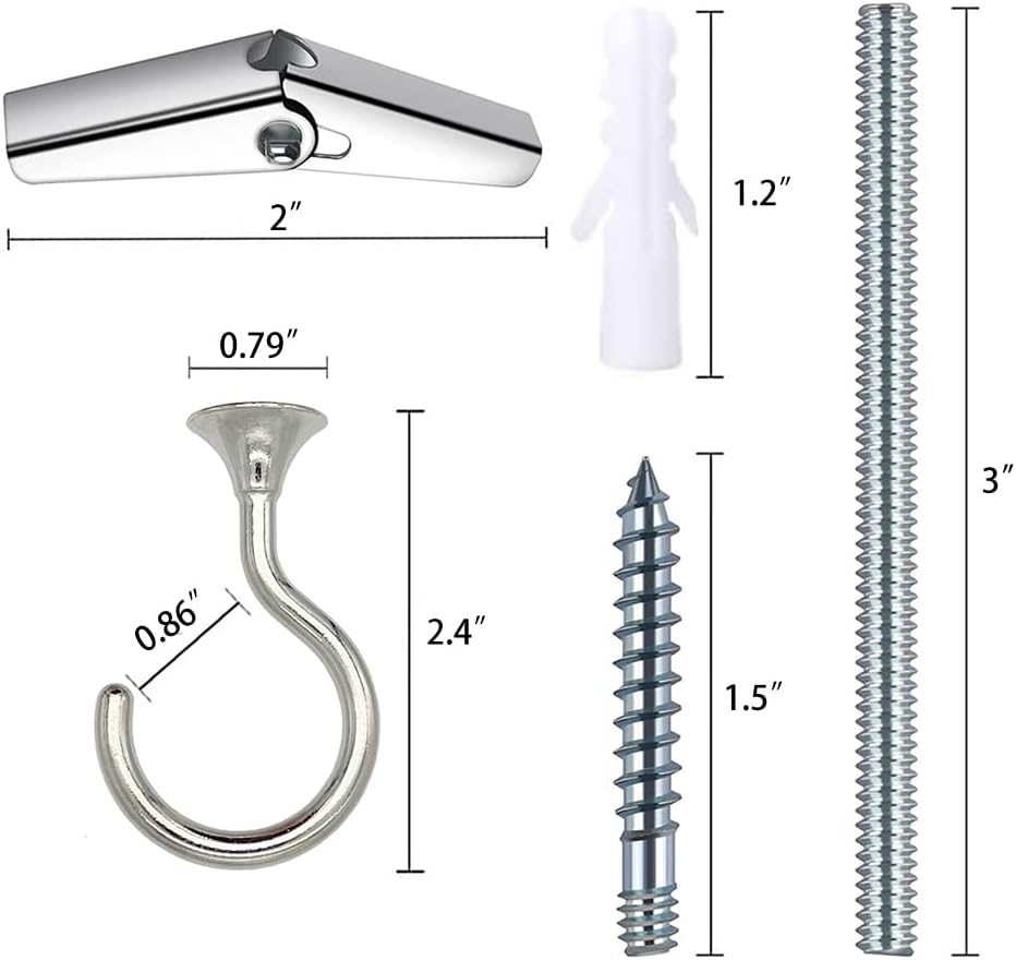 Gancho techo resistente para candelabros campanillas y plantas