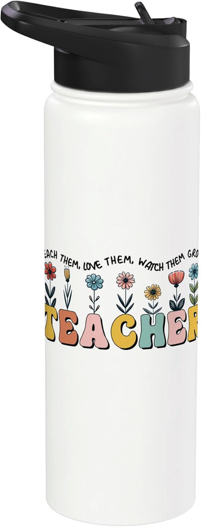 Vaso térmico acero inox con diseño educativo
