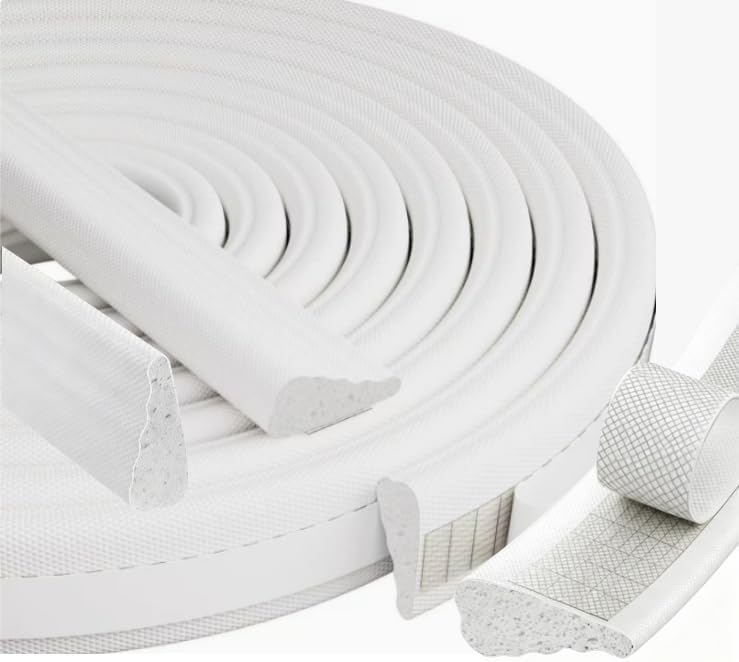 Sello espuma cuña 118pulg para puerta tapón autoadhesivo
