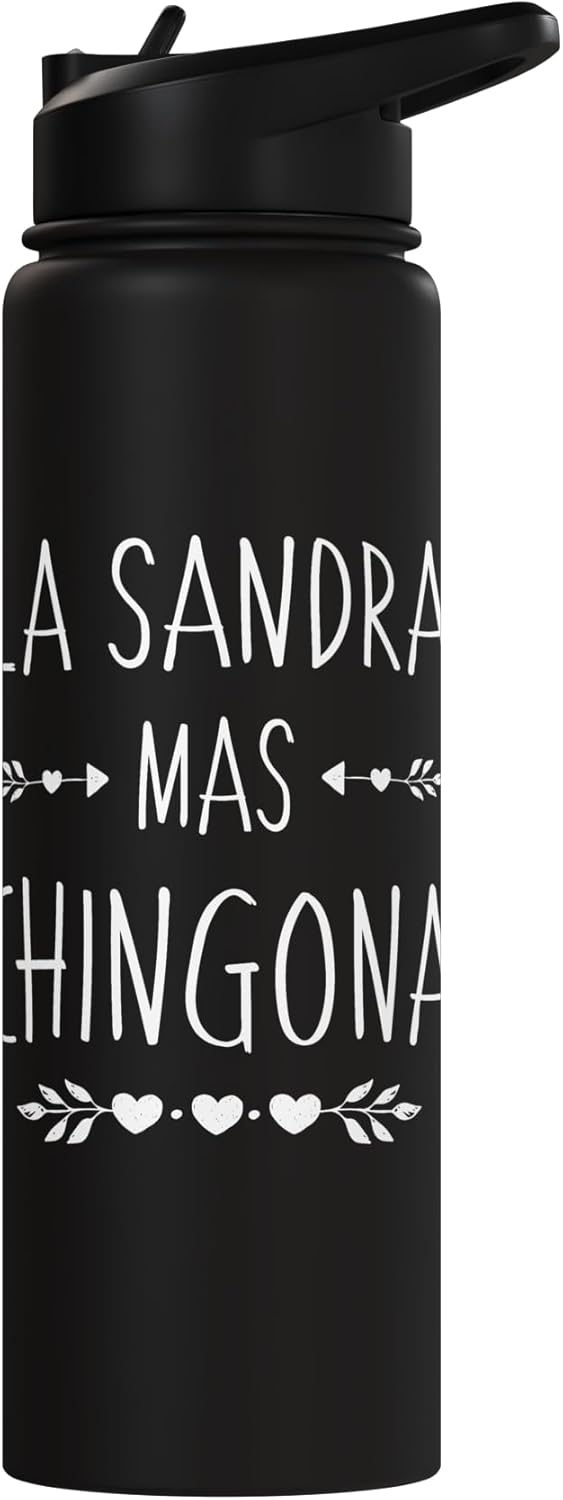 Botella agua acero inox aislada Sandra Mas Chingona
