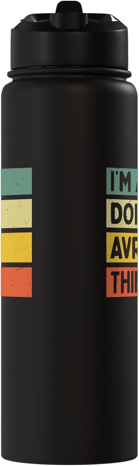 Botella agua acero inox personalizada con frase divertida