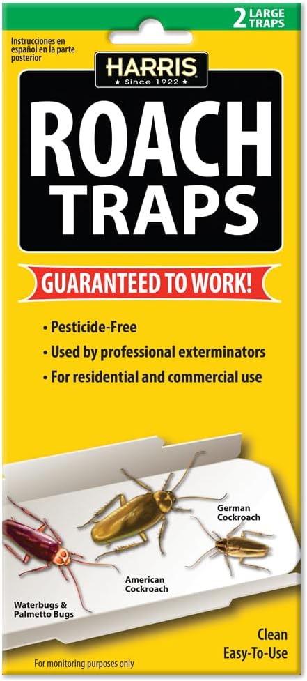 Trampas pegamento para cucarachas pack 2 uso residencial