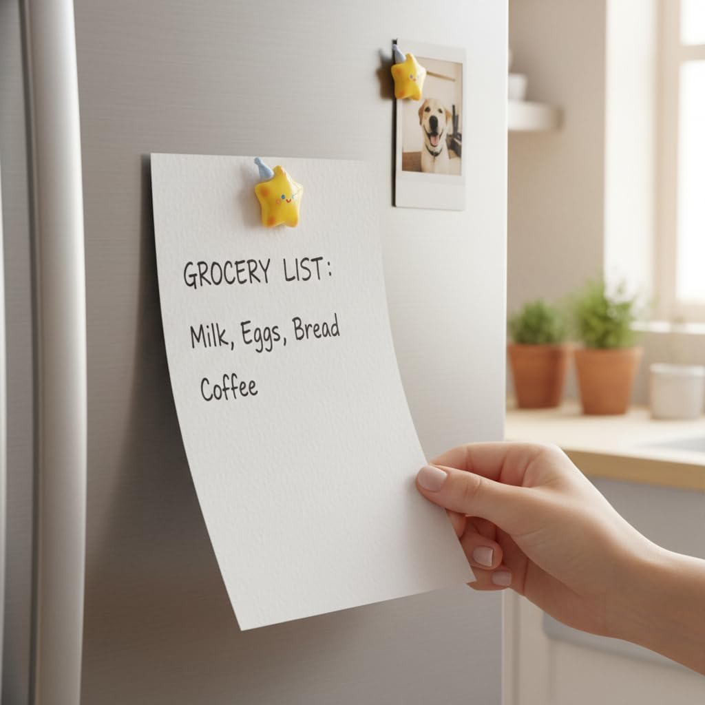 Imanes decorativos fuertes para refrigerador con caras sonrientes en 3D