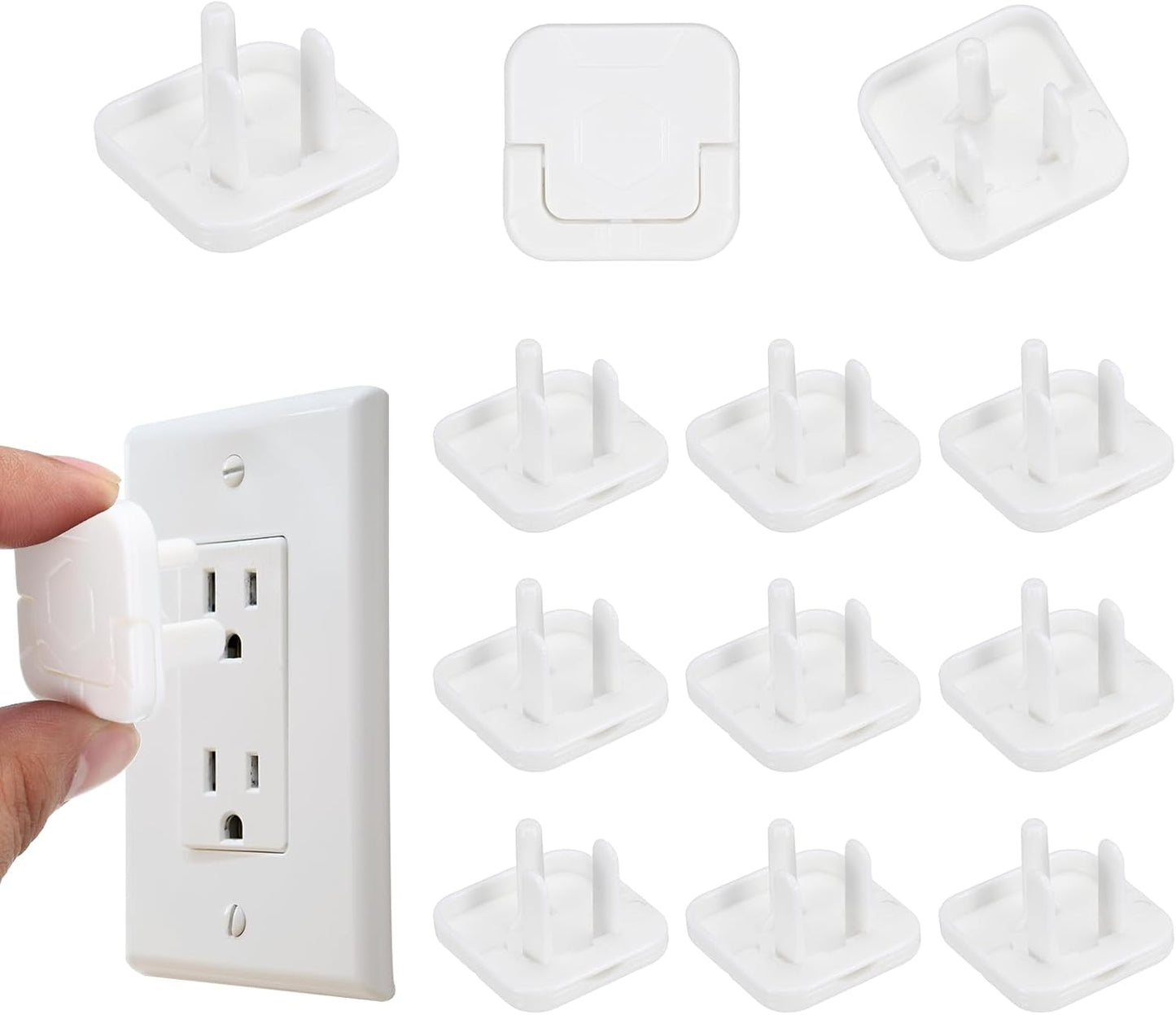 12 Tapas Enchufe Seguridad Fáciles Instalación
