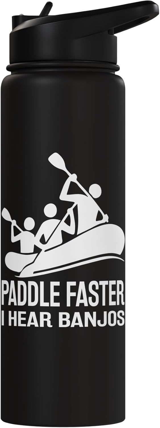 Botella de agua aislada de acero inoxidable Paddle Faster