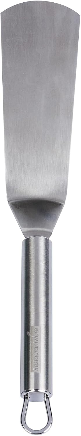 6 Espátulas acero inox 11pulg ergonómicas lavavajillas