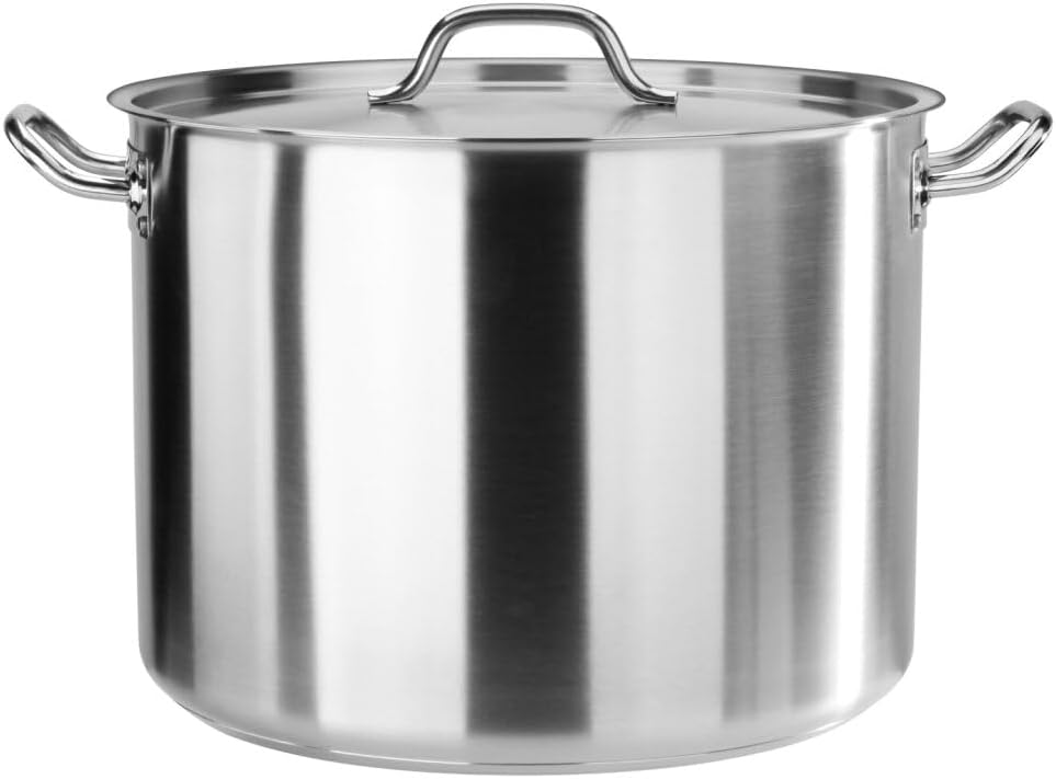 Olla Acero Inox 18/8 40qt Con Tapa